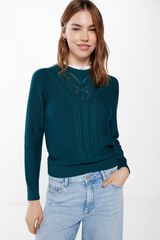 Springfield Jersey Calados Cuello Lace verde