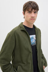 JJ REBEL Forro polar verde