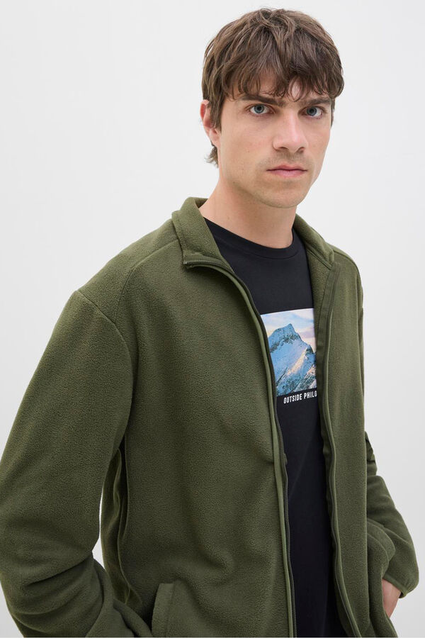 JJ REBEL Forro polar verde