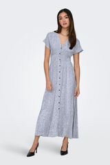 Only Vestido longo de regular fit cinzento