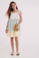 Springfield Kids Vestido tricolor niña amarillo