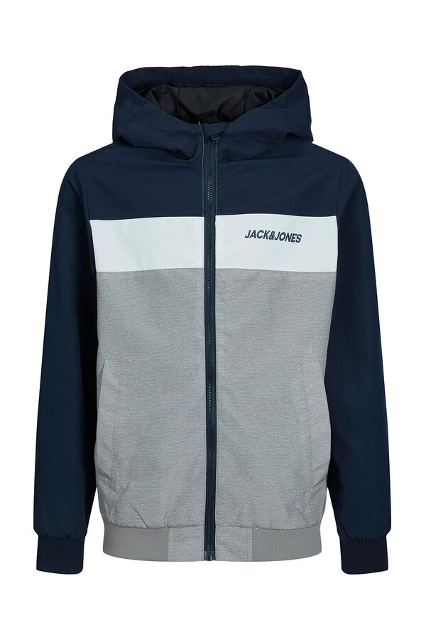 Jack & Jones Junior Bombardeiro &agrave; prova d'&aacute;gua azul