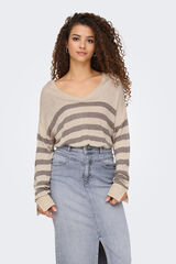 Only Camisola de malha fina cinzento