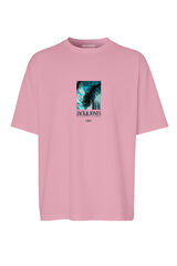 Jack & Jones T-shirt fit padr&atilde;o rosa