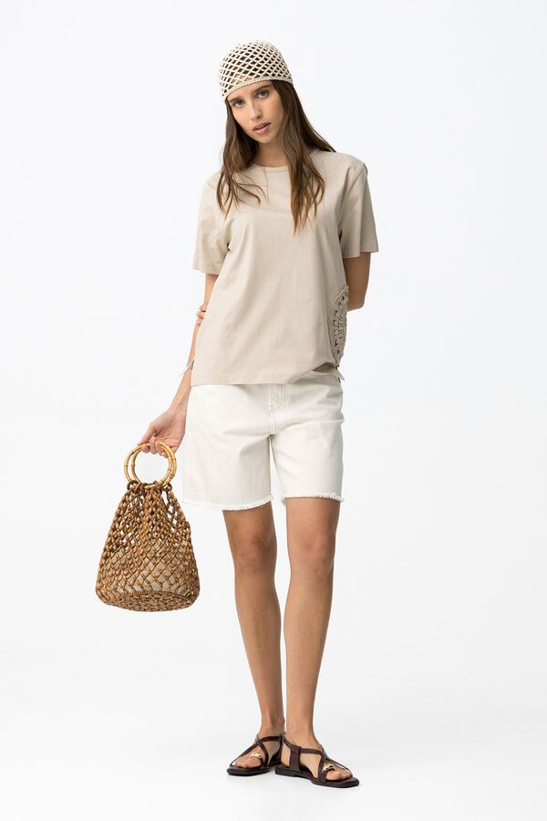 Tiffosi Shorts de estilo casual branco