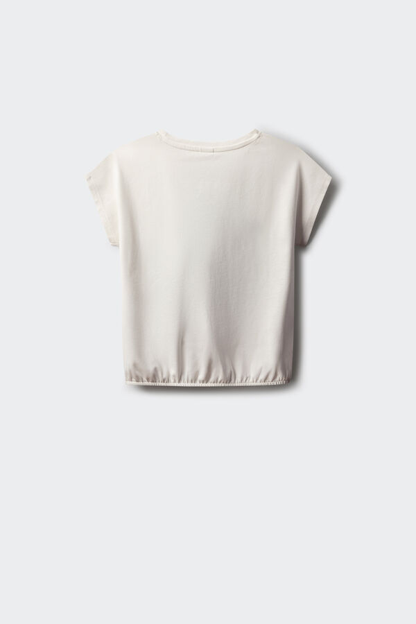 Springfield Kids Camiseta feminina Ciao Bella branco