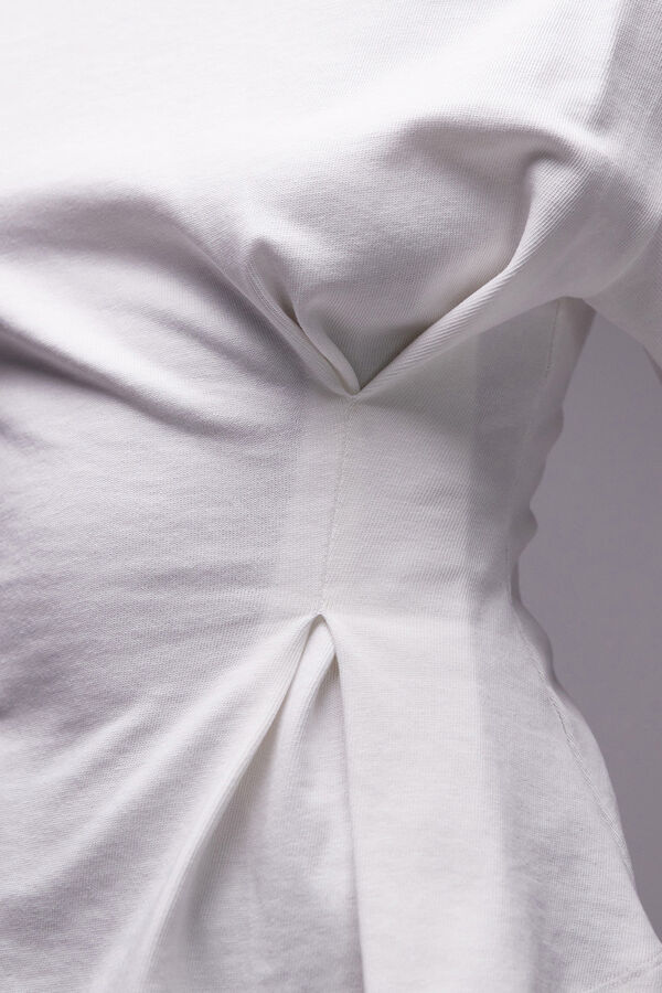 Topshop T-shirt de manga curta branco