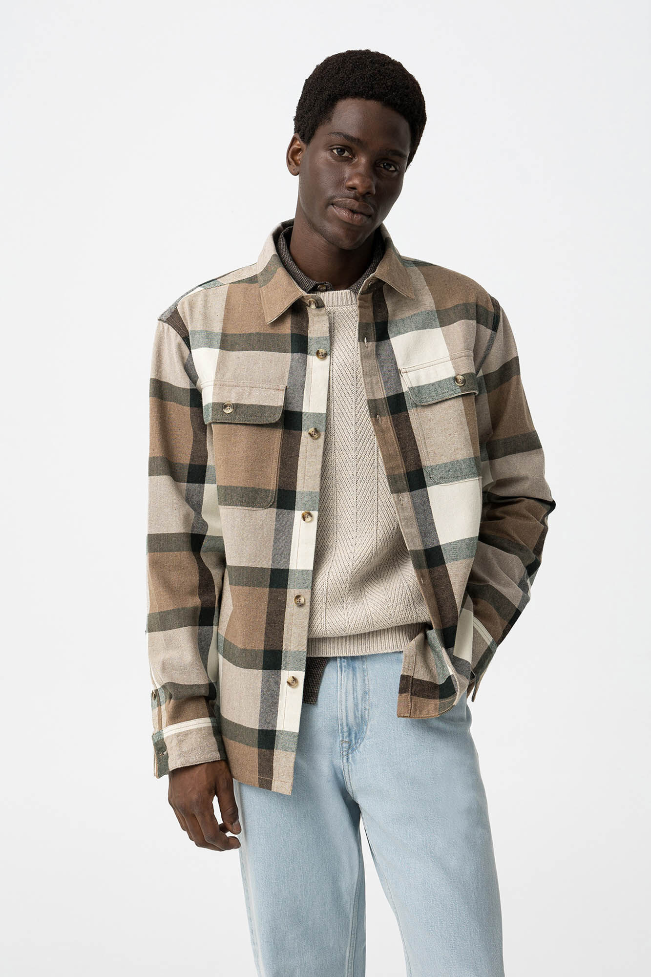 Tiffosi Camisa de cuadros