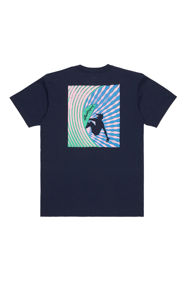 Quiksilver  Camiseta masculina de manga curta azul