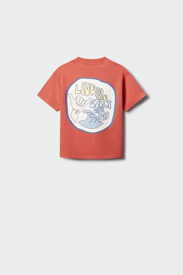 Springfield Kids Camiseta surf ni&ntilde;o coral