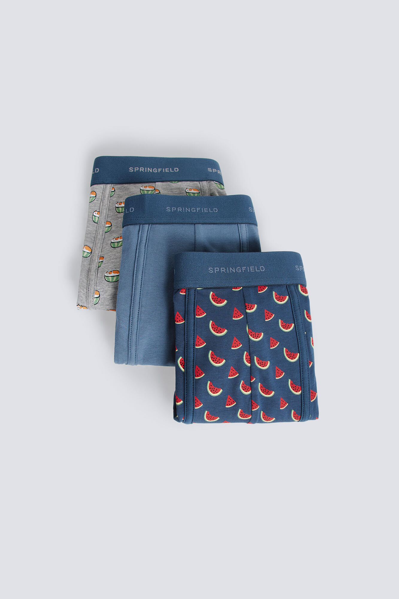 Springfield Pack 3 boxers com melancias