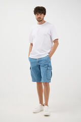 Jack & Jones Bermuda denim cargo azul