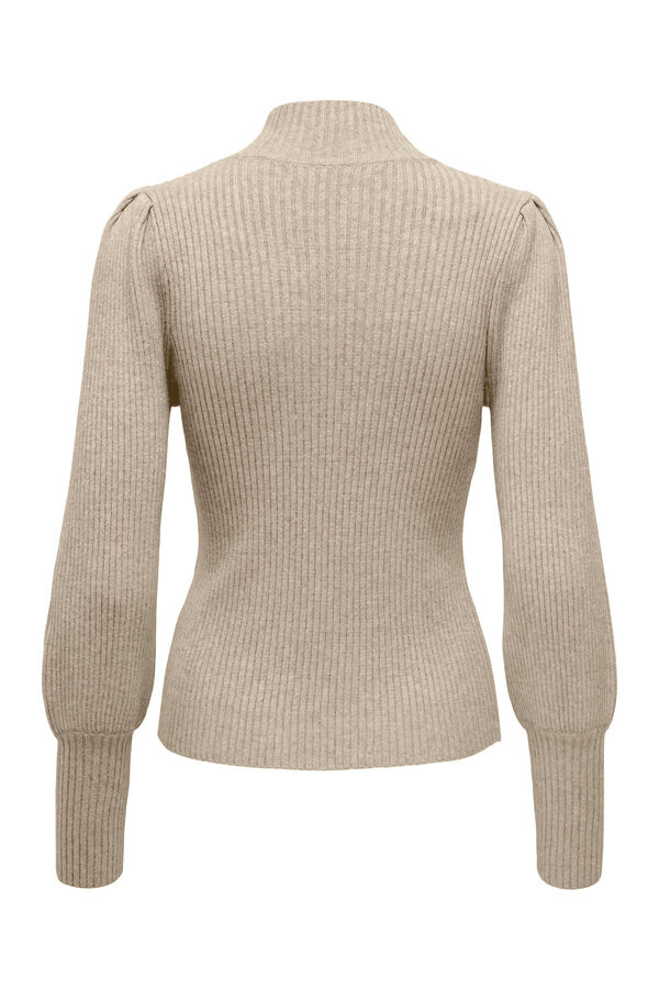 Only Jersey de canal&eacute; beige