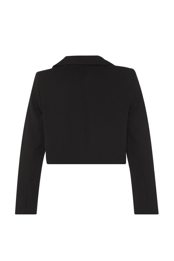 Trendyol Blazer corta negro