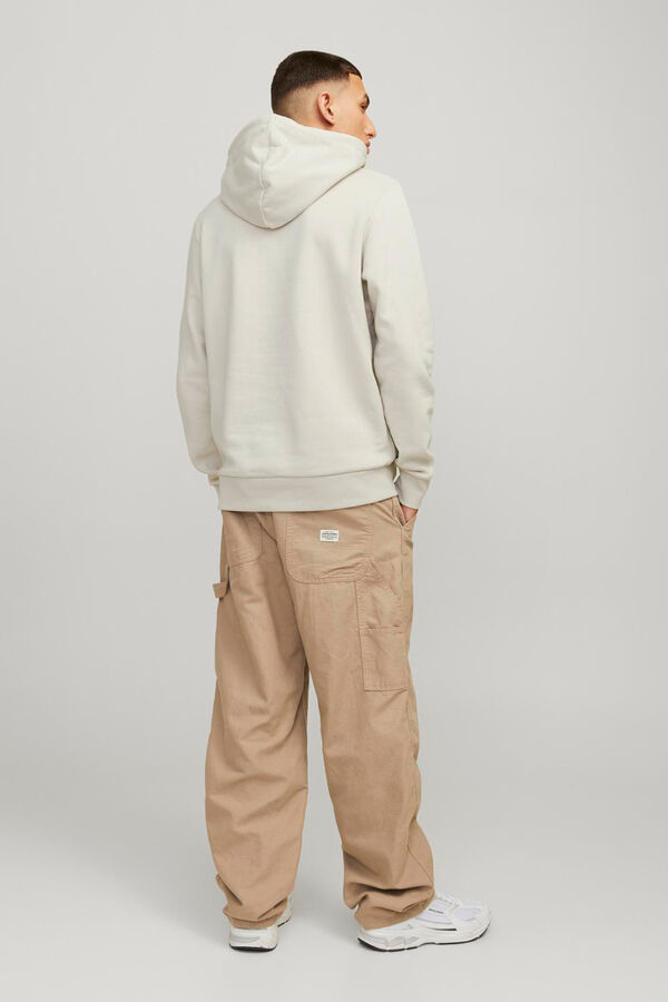 Jack & Jones Sudadera capucha est&aacute;ndar gris