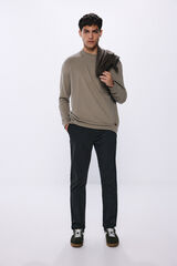 Springfield Camiseta manga larga atabillada pu&ntilde;os nude