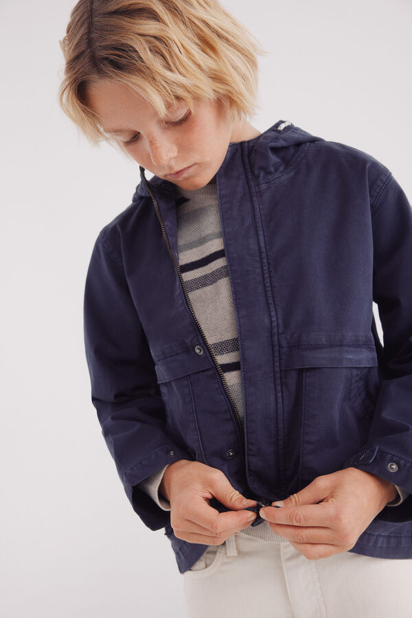 Springfield Kids Parka algodonera ni&ntilde;o azul