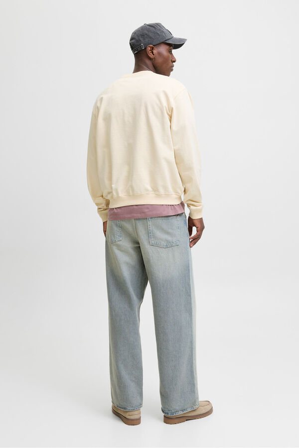 Jack & Jones Sweatshirt original do est&uacute;dio branco