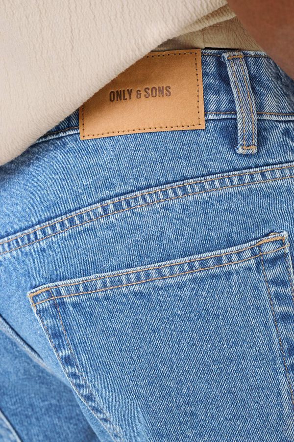 Only & Sons Bermuda vaquera azul