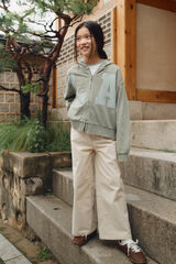 Springfield Kids Jeans denim culotte ni&ntilde;a blanco