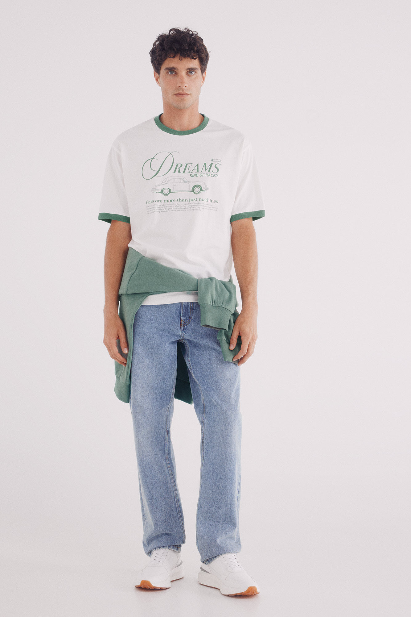 Springfield Camiseta contraste stay dreams