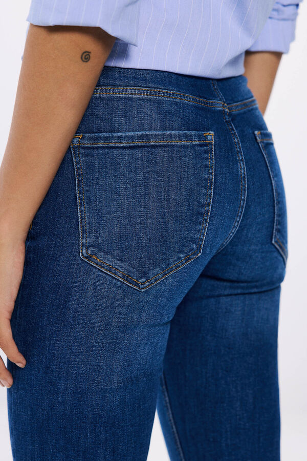 Springfield Jeans kick flare azul