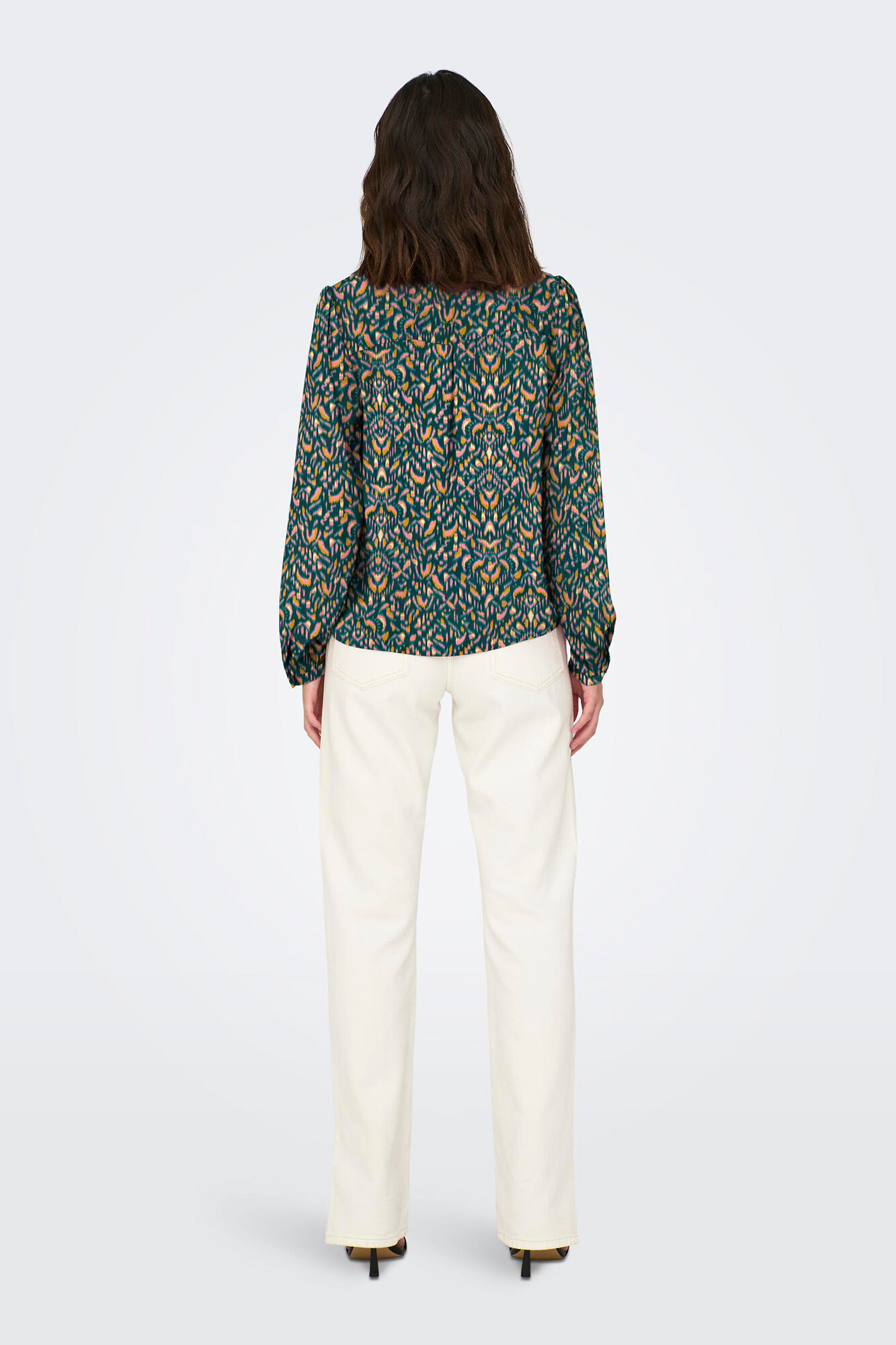 Only Lang&auml;rmelige Bluse 