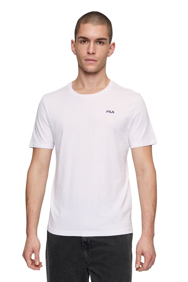 Fila T-shirt de homem de manga curta  cinzento