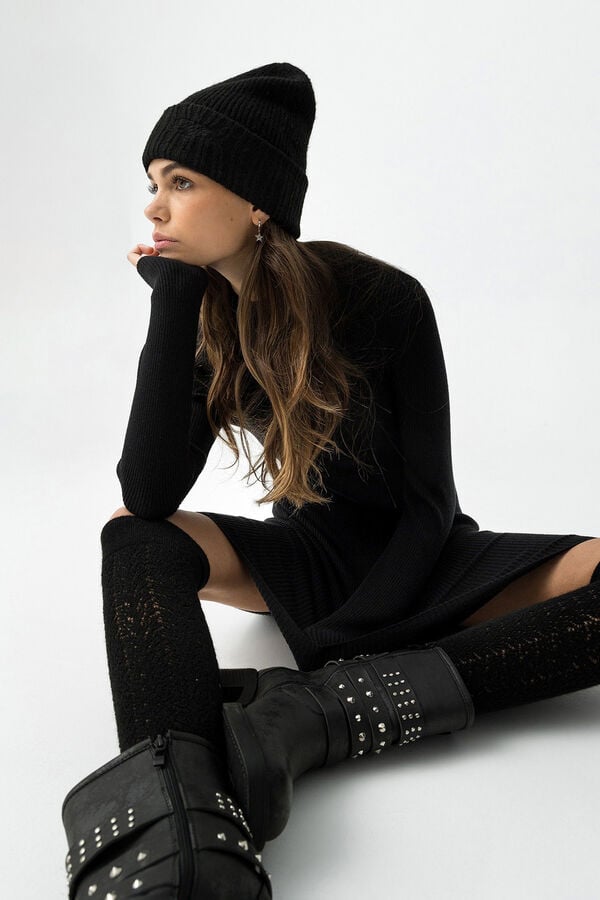 Tiffosi Young Vestido de canal&eacute; Super Slim Fit negro