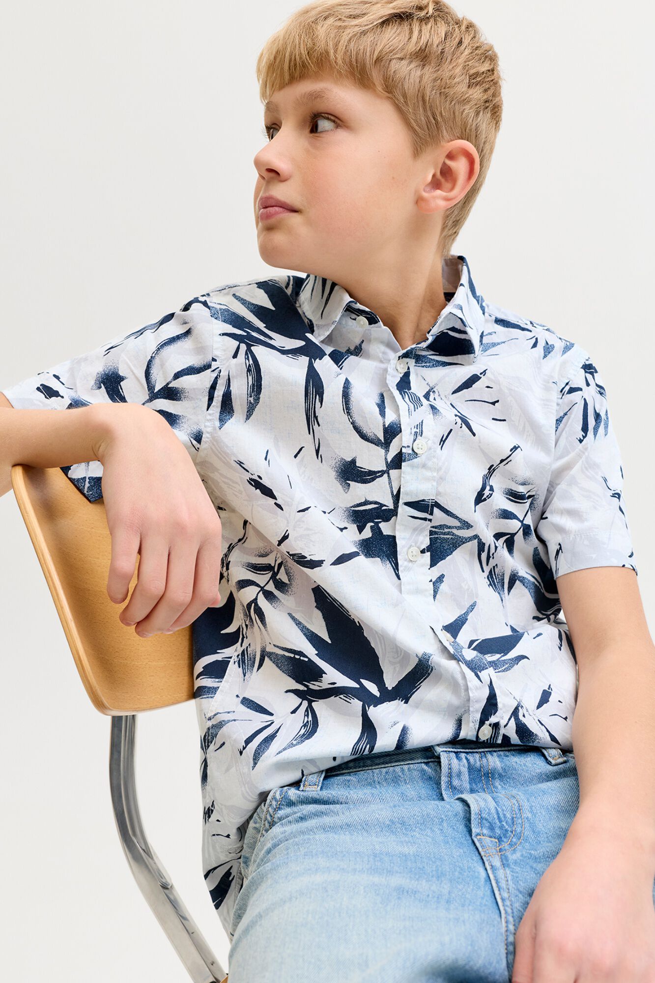 Jack & Jones Junior Camisa estampada manga corta