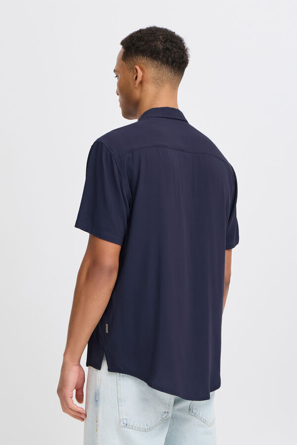 Blend Camisa de manga curta Bhauran  azul