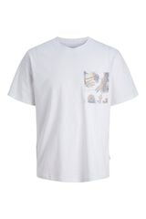 Jack & Jones T-shirt regular fit com bolso branco