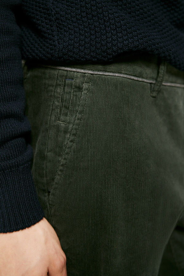 Springfield Chino micro pana verde