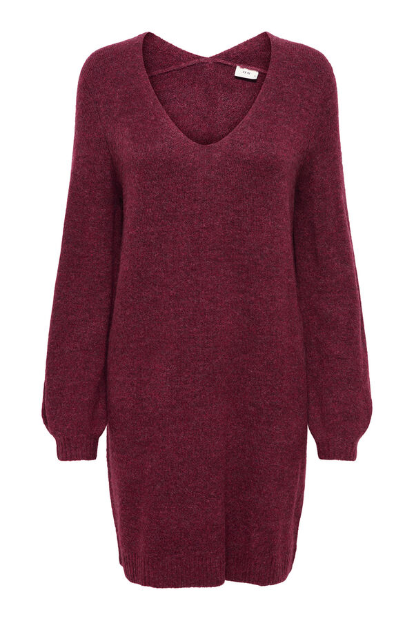 JDY Vestido corto punto morado/lila