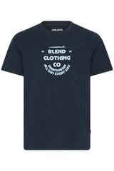 Blend PLUS T-shirt de manga curta tamanho grande azul