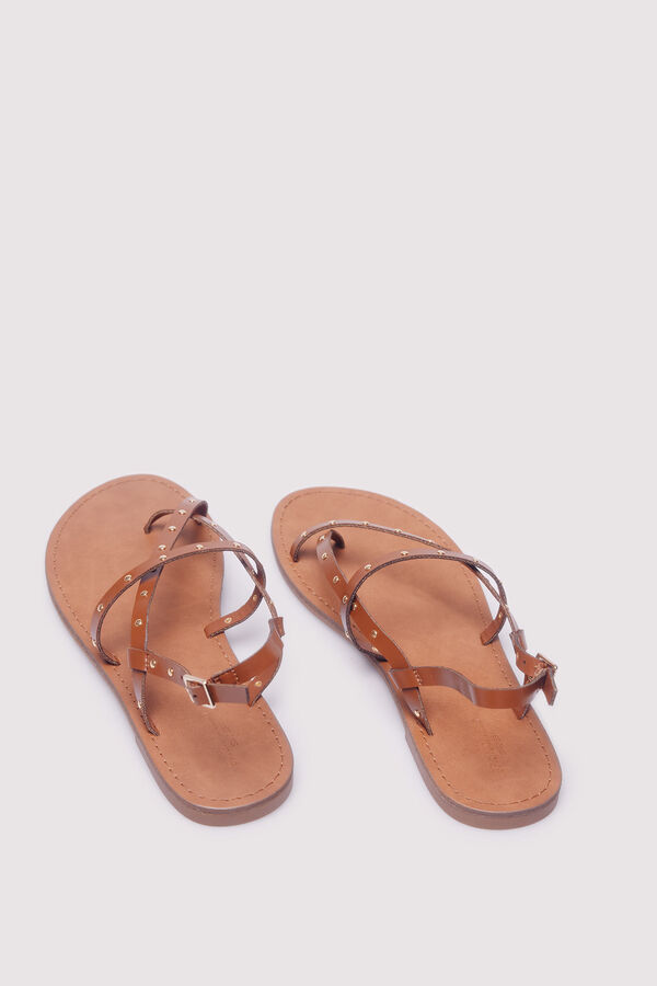 Springfield Sand&aacute;lia tira tiras cru