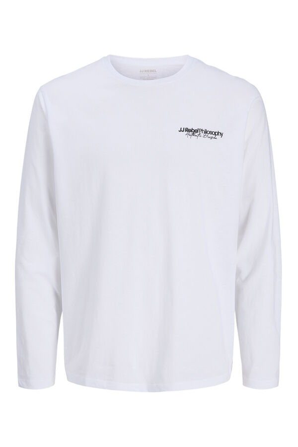 JJ REBEL Camiseta regular fit blanco