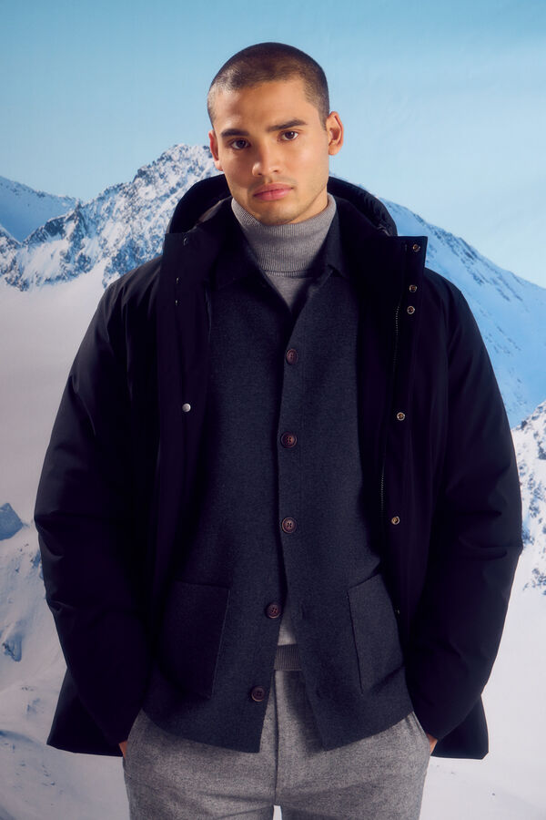 Springfield Parka acolchoada t&eacute;rmica preto