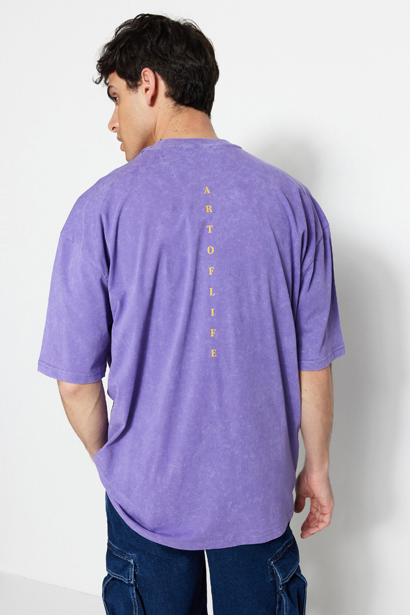 Trendyol T-shirt oversize de manga curta