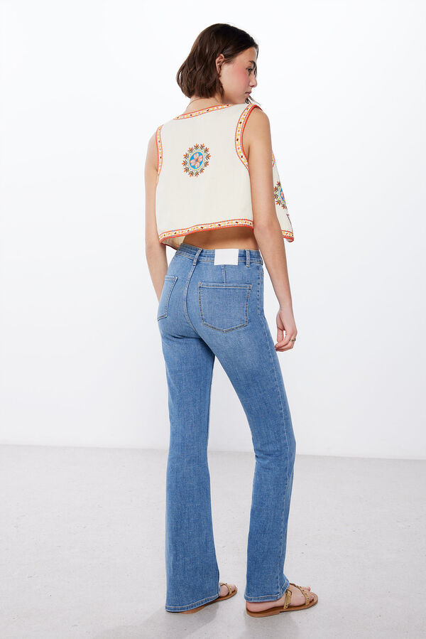 Springfield 70's jeans azul medio