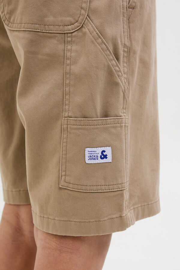 Jack & Jones Junior Bermuda cargo loose fit nude