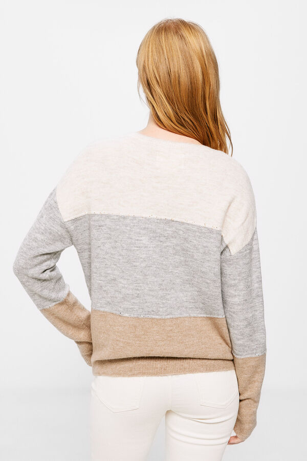 Springfield Jersey Color Block Neutro tostado