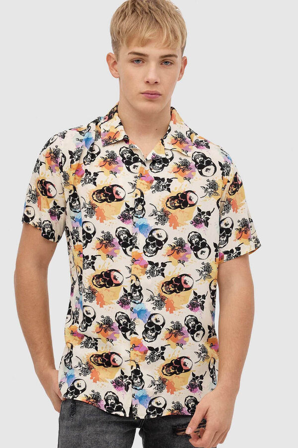 Inside Camisa caveiras branco