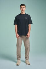 Springfield Pantal&oacute;n cargo confort slim fit nude