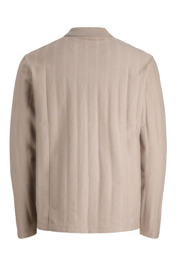 JJ REBEL Polo de manga larga gris