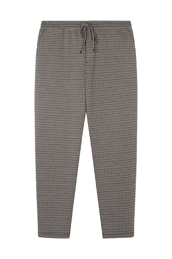 Springfield Pantal&oacute;n jogger punto circular gris
