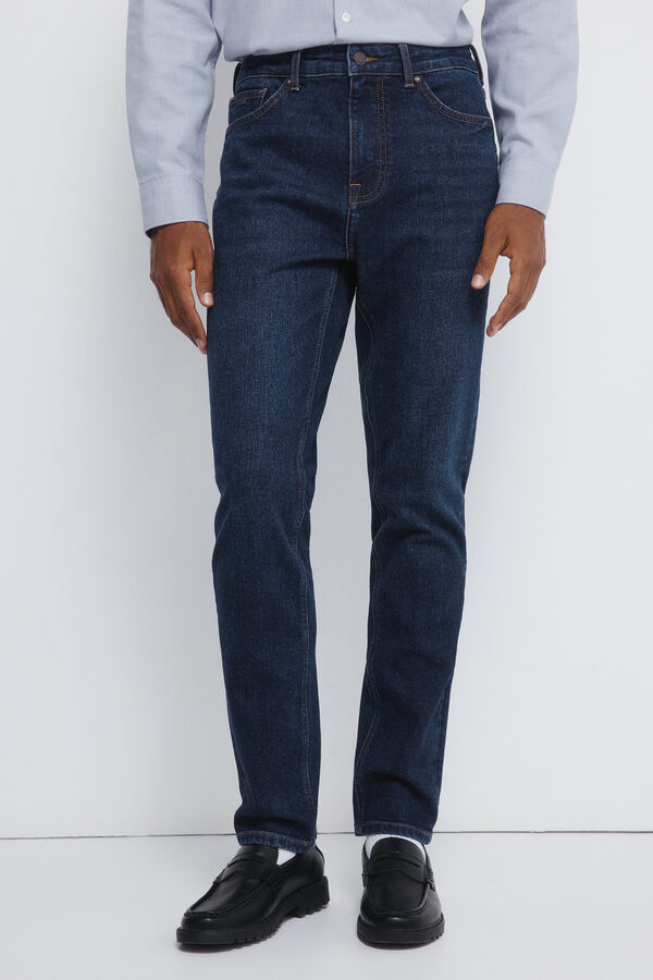 Springfield Jeans lavado oscuro slim fit azul