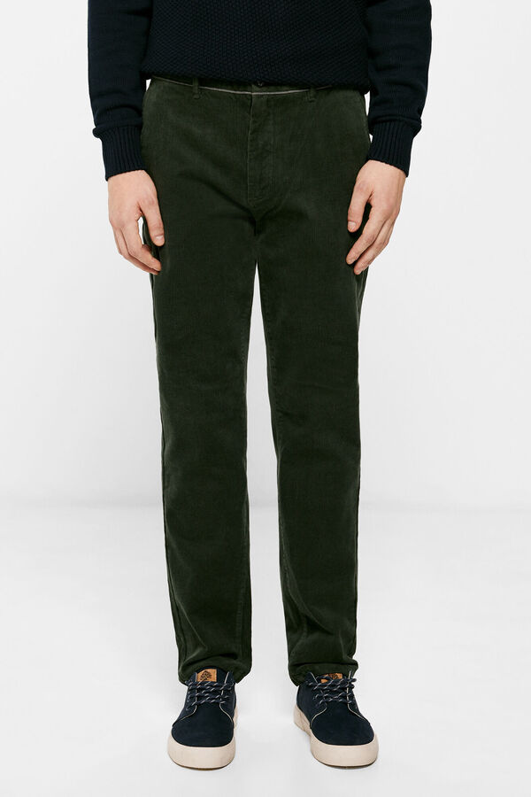 Springfield Chino micro pana verde