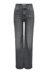 Only Cal&ccedil;a Jeans de Perna Larga cinzento