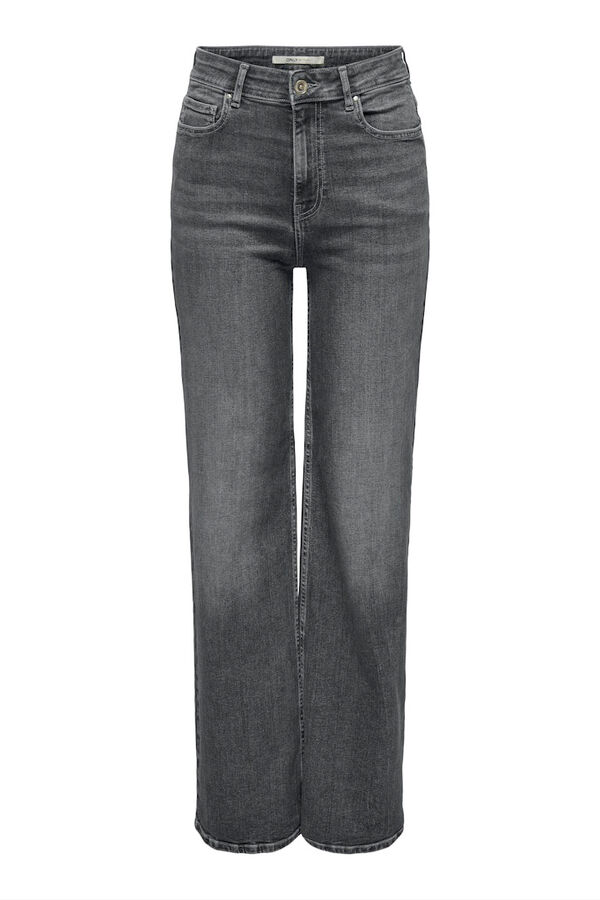 Only Cal&ccedil;a Jeans de Perna Larga cinzento